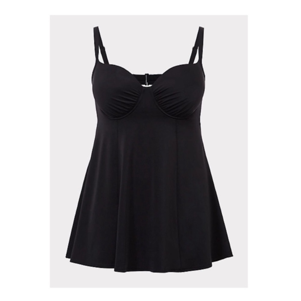 Torrid One Piece Skater Swim Dress